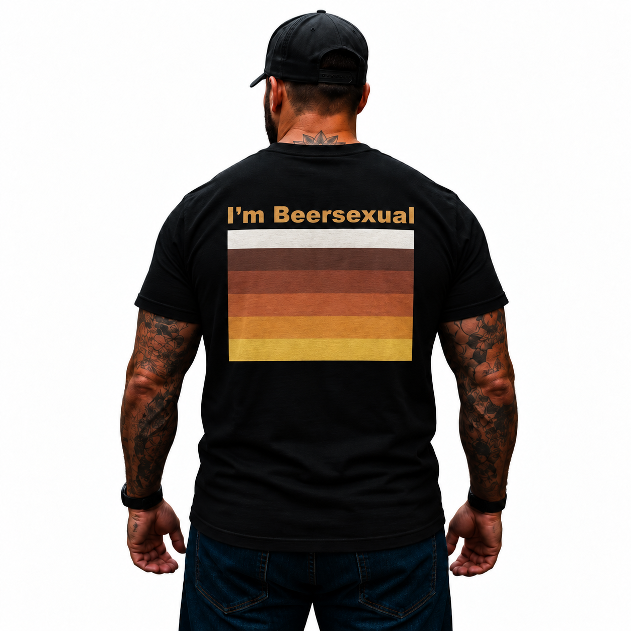 I’m Beersexual Shirt Funny Beer Lover Drinking Graphic Tee Alcohol Humor Gift for Men