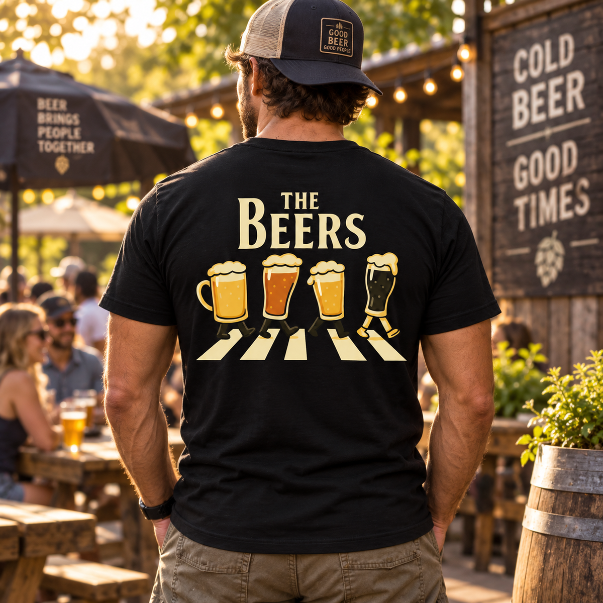 The Beers Shirt Funny Beer Lover Drinking Graphic Tee Alcohol Humor Gift for Men