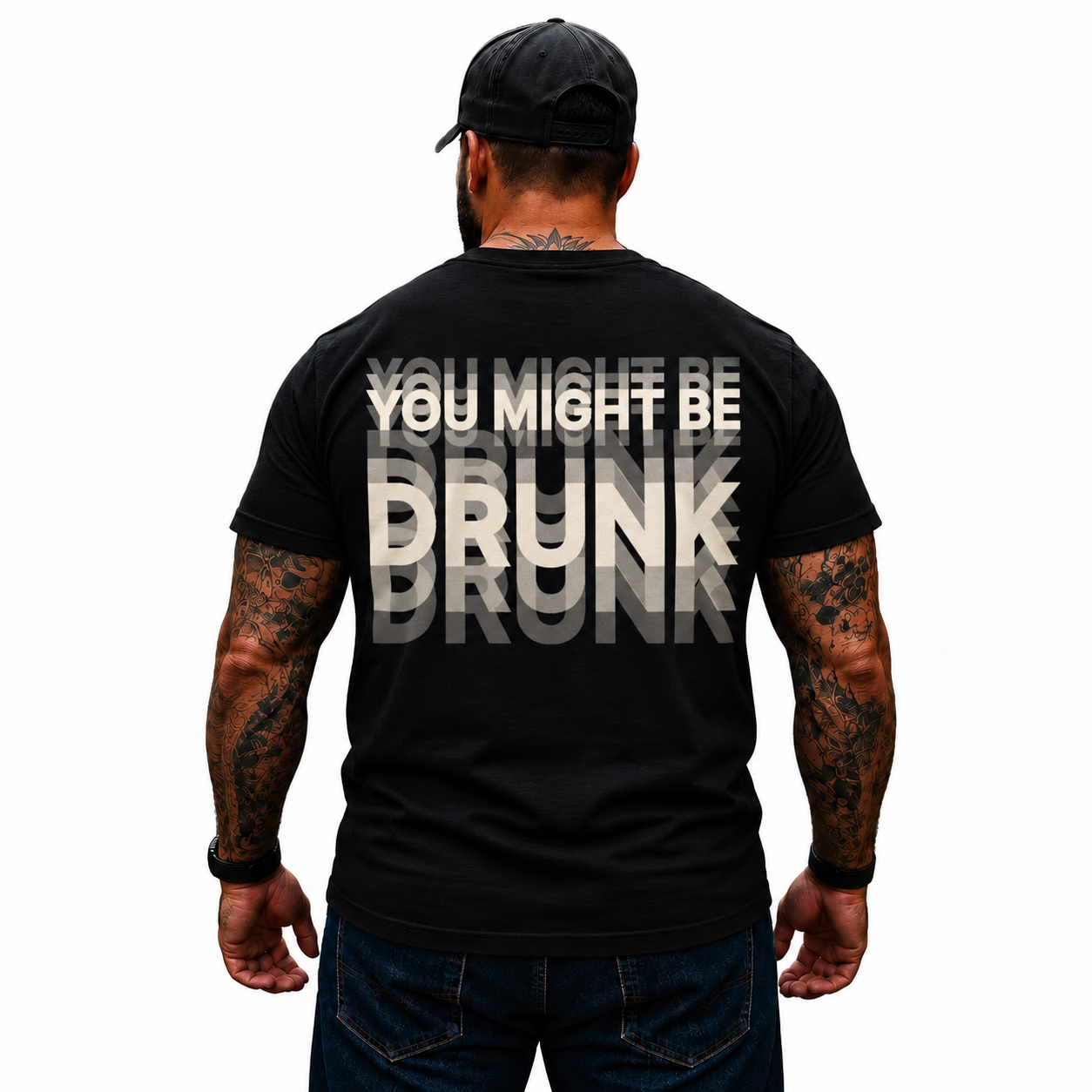 You Might Be Drunk Shirt Funny Drinking Humor Graphic Tee for Men