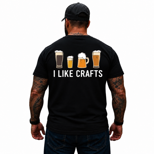 I Like Crafts Beer Shirt Funny Craft Beer Graphic Tee for Men Beer Lover Drinking Gift