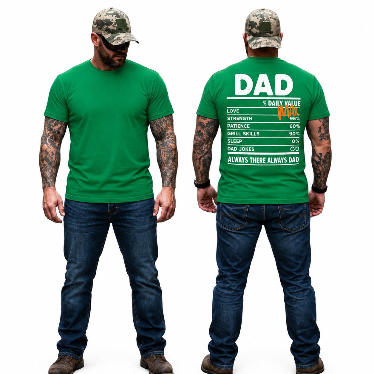 Dad Daily Value Shirt Funny Dad Graphic Tee Fathers Day Gift For Dad