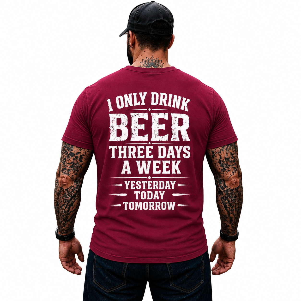 I Only Drink Beer Three Days A Week Shirt Funny Beer Lover Graphic Tee Gift For Men