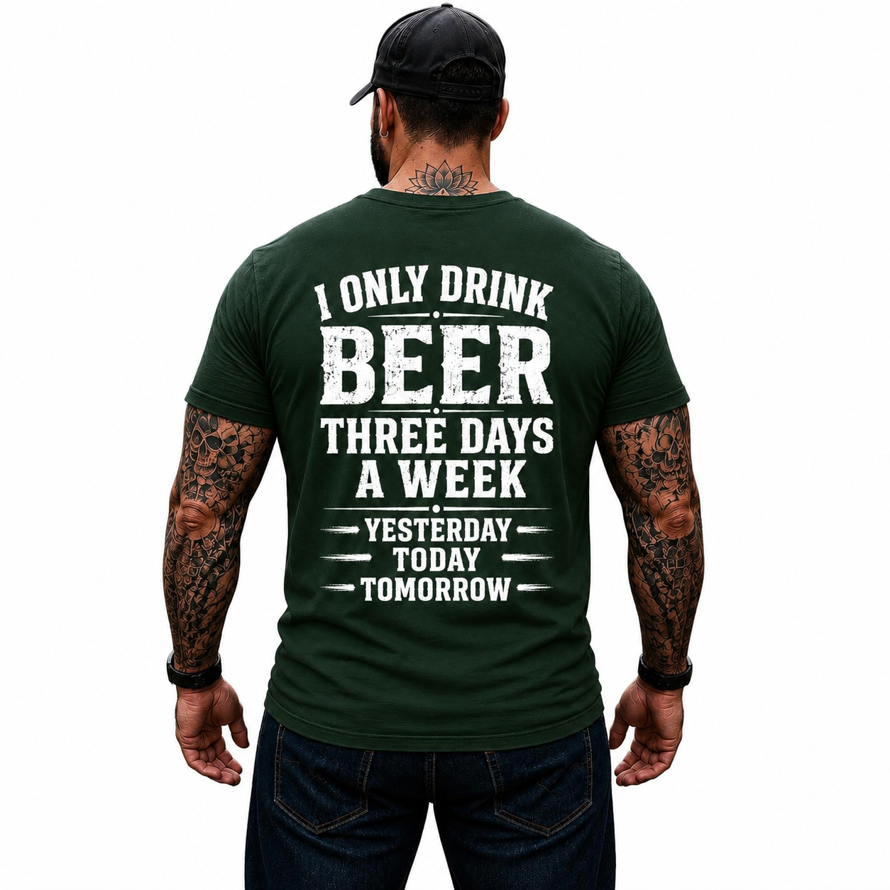 I Only Drink Beer Three Days A Week Shirt Funny Beer Lover Graphic Tee Gift For Men