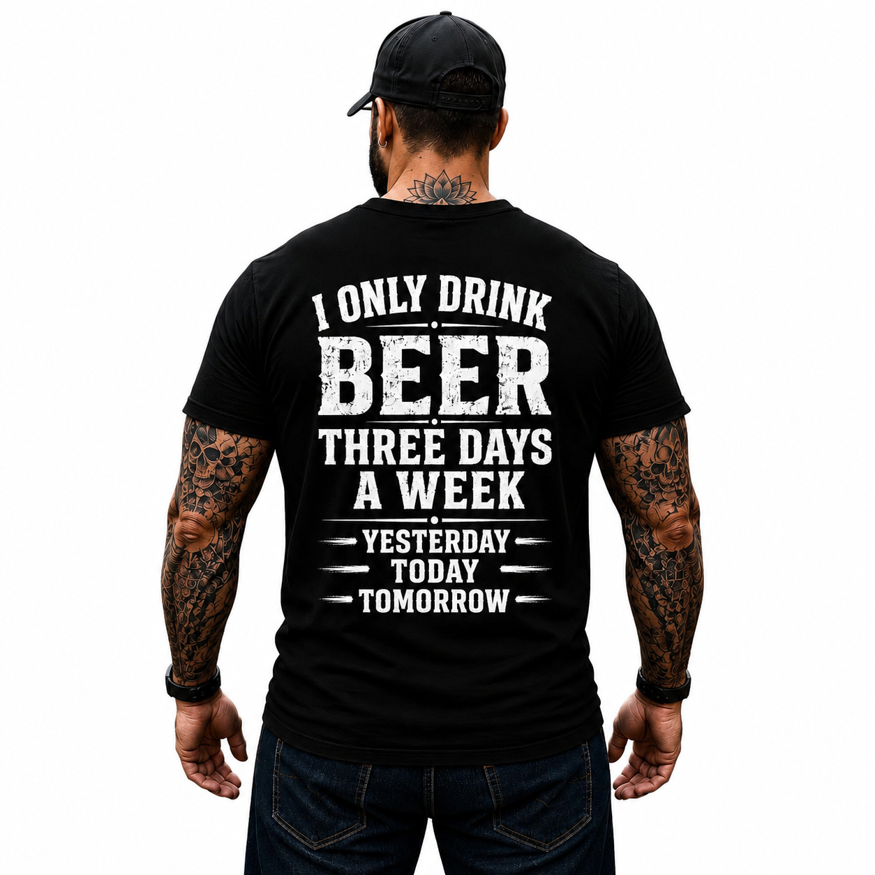 I Only Drink Beer Three Days A Week Shirt Funny Beer Lover Graphic Tee Gift For Men