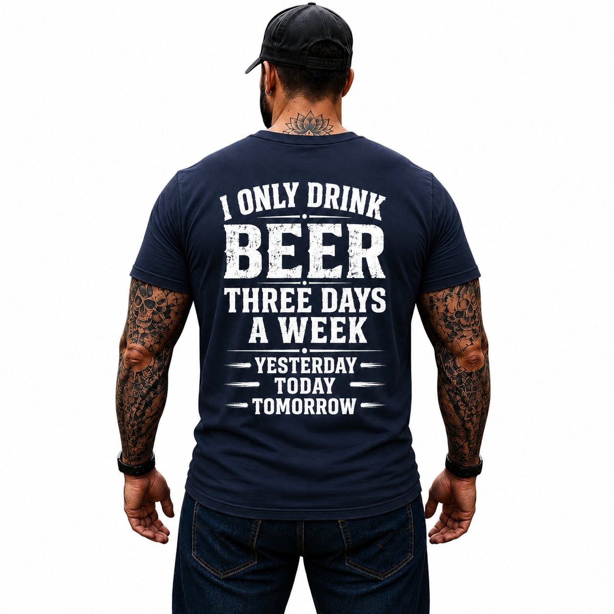 I Only Drink Beer Three Days A Week Shirt Funny Beer Lover Graphic Tee Gift For Men