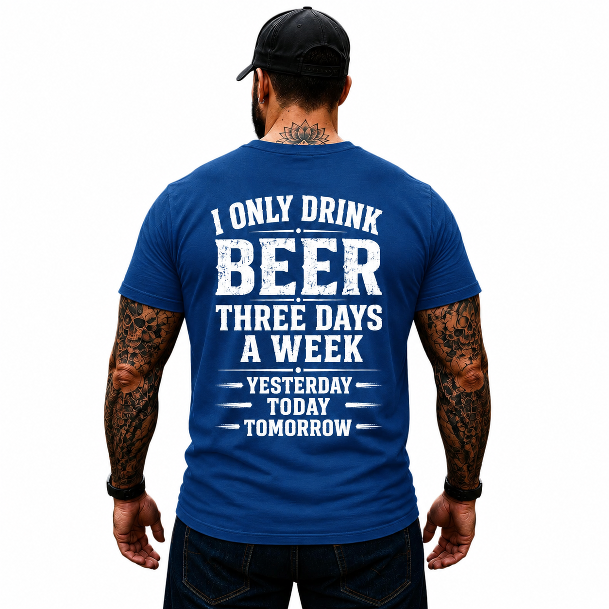I Only Drink Beer Three Days A Week Shirt Funny Beer Lover Graphic Tee Gift For Men