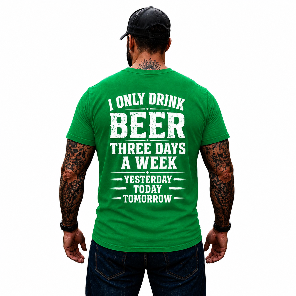 I Only Drink Beer Three Days A Week Shirt Funny Beer Lover Graphic Tee Gift For Men