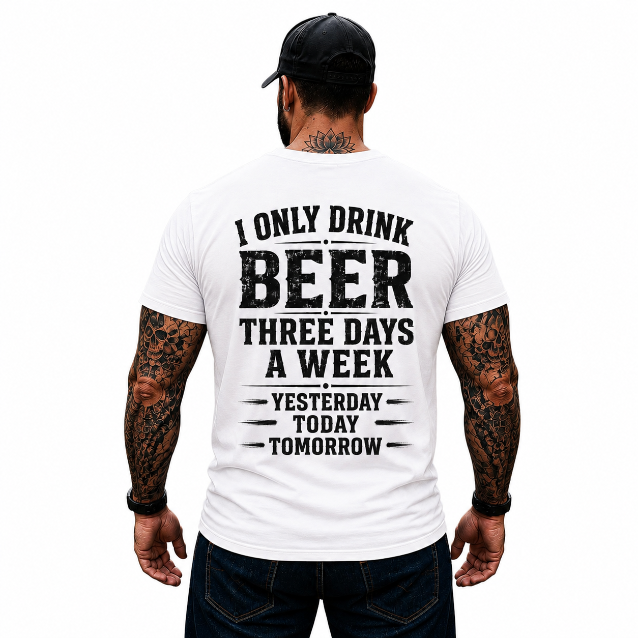 I Only Drink Beer Three Days A Week Shirt Funny Beer Lover Graphic Tee Gift For Men