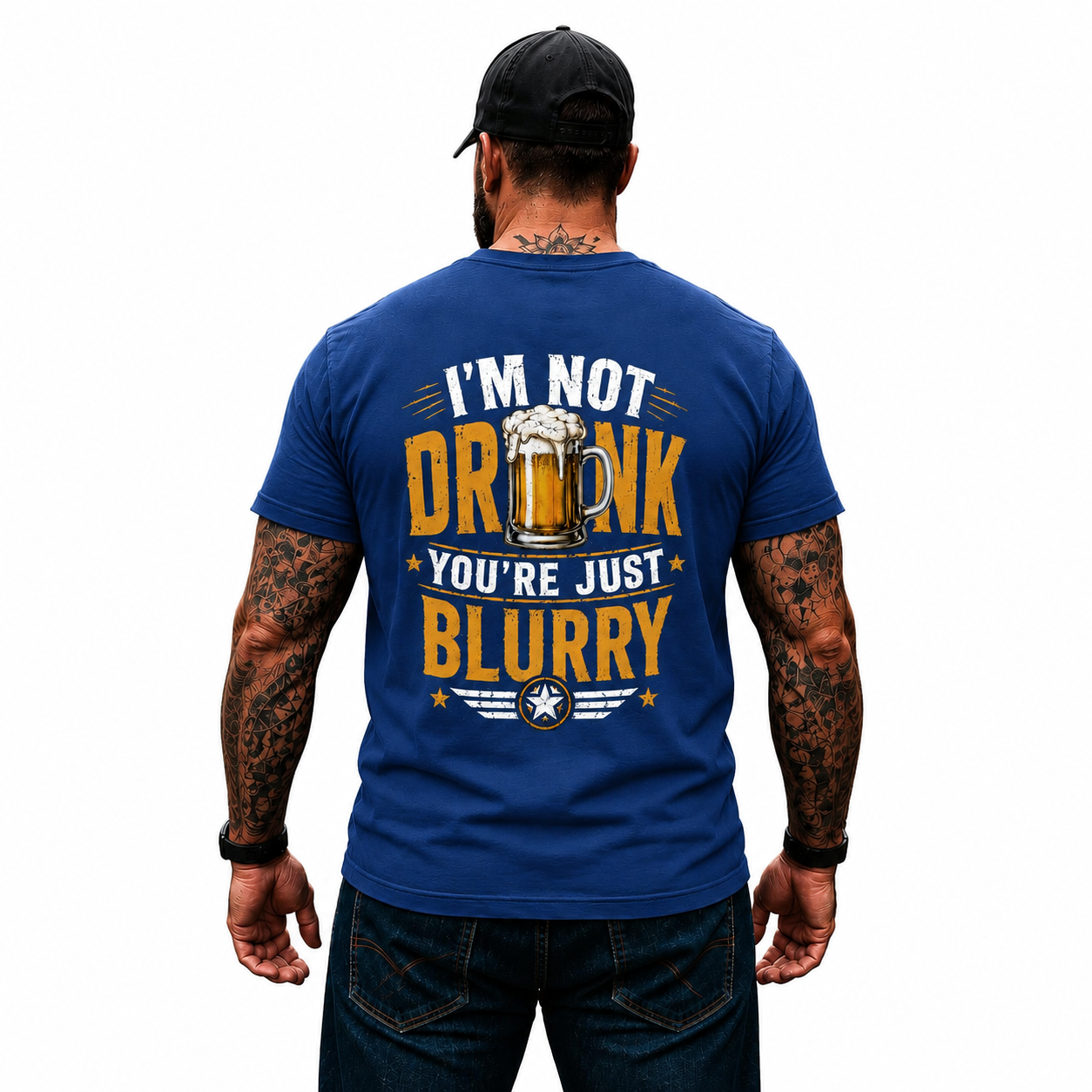 Im Not Drunk Youre Just Blurry Shirt Funny Beer Lover Graphic Tee Gift For Men
