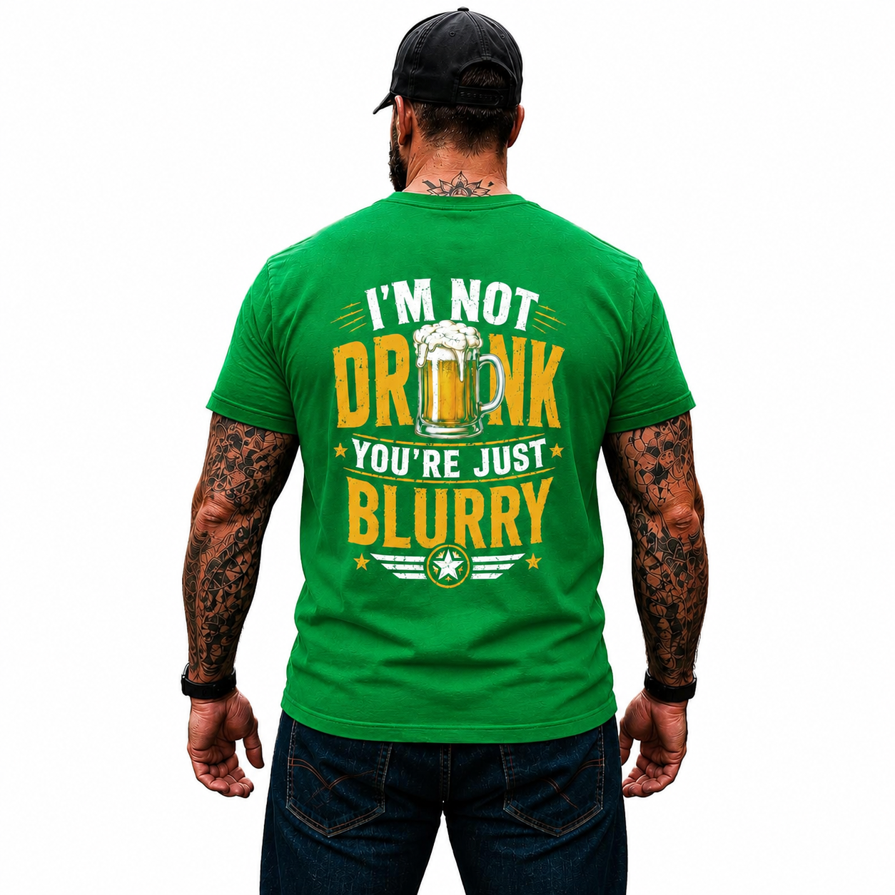 Im Not Drunk Youre Just Blurry Shirt Funny Beer Lover Graphic Tee Gift For Men