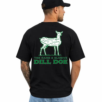Funny Deer Hunting Dill Doe Pun Graphic T Shirt Hunter Gift