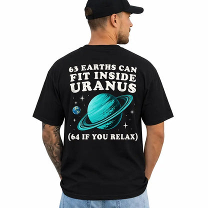 Funny Space Uranus Pun Science Humor Graphic T Shirt For Him