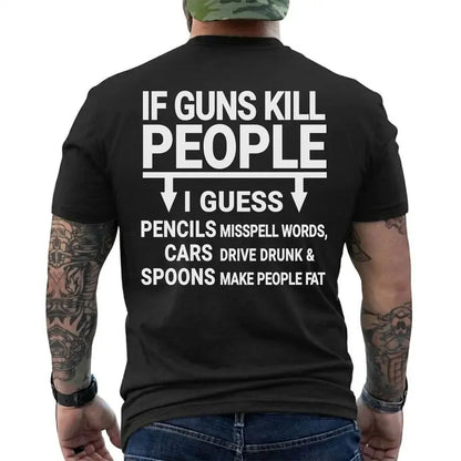 Pro Gun Rights Funny Patriotic Graphic T Shirt