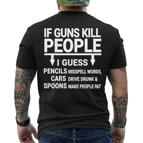 Pro Gun Rights Funny Patriotic Graphic T Shirt