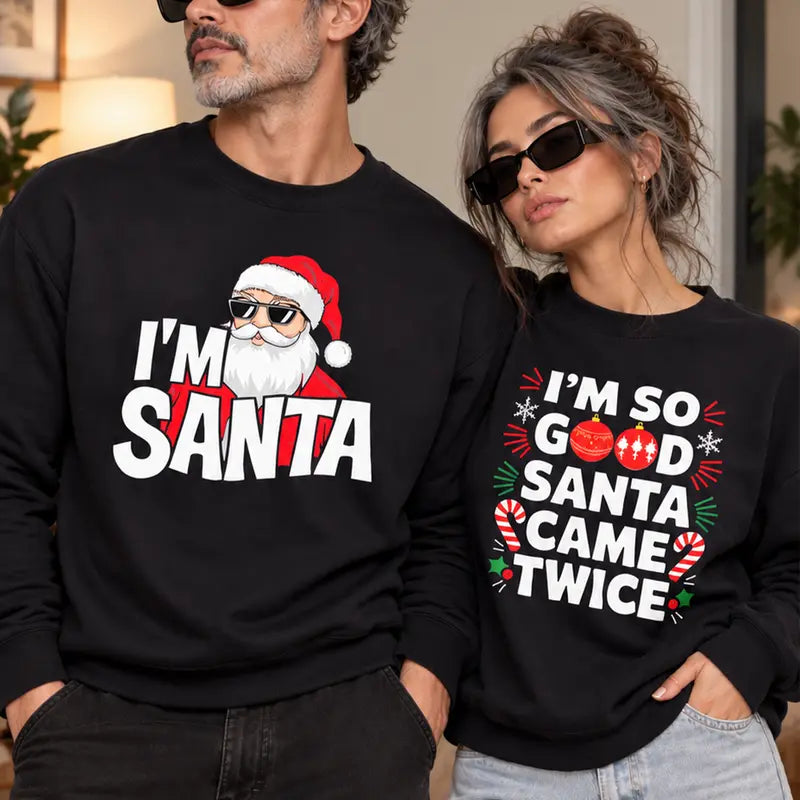 Funny Christmas Matching Sweatshirt