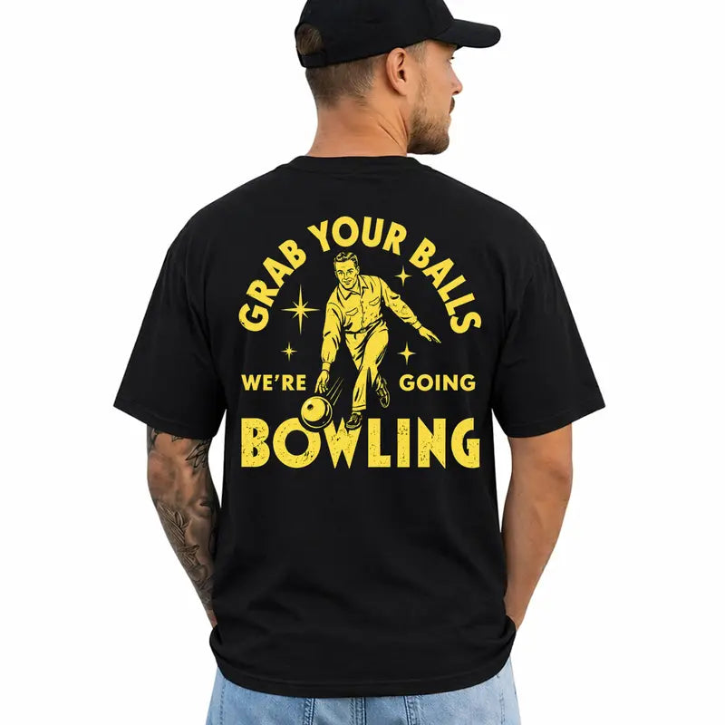 Funny Bowling Graphic T Shirt Bowler Gift For Him