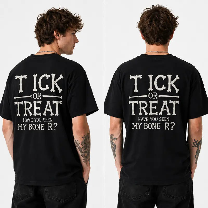 Have You Seen My Bone Funny Halloween Graphic T Shirt
