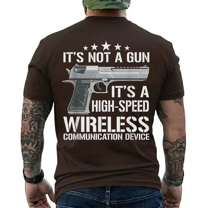 Funny Tactical High Speed Wireless Communication Graphic T Shirt