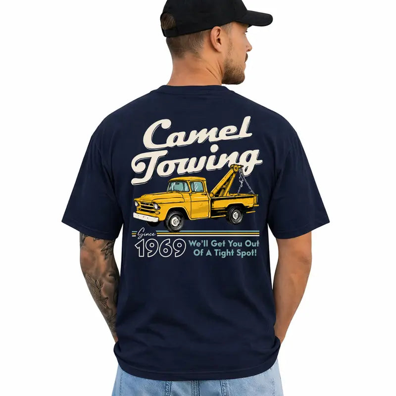 Funny Vintage Car Classic Truck Retro Automotive T Shirt For Men