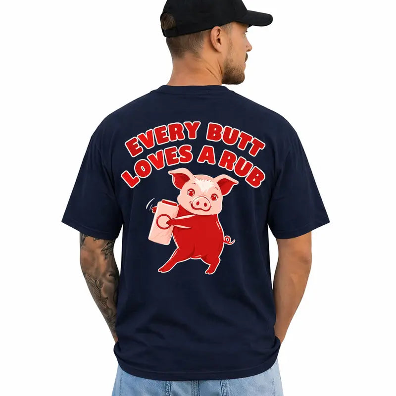 Funny Bbq Pig Pun Graphic T Shirt Grill Master Gift For Him