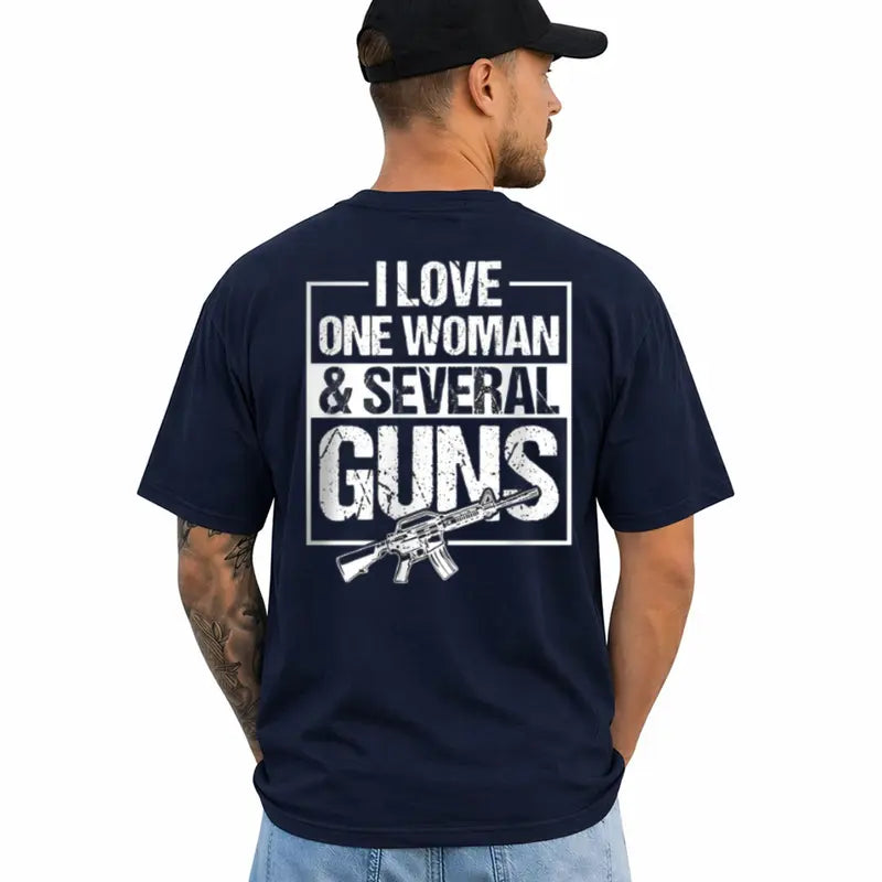 Funny Protective Girl Dad Humor Graphic T Shirt Gift For Fathers