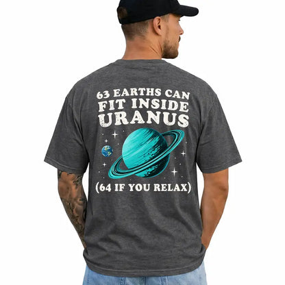 Funny Space Uranus Pun Science Humor Graphic T Shirt For Him