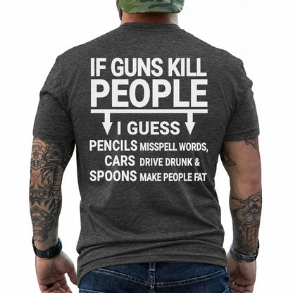 Pro Gun Rights Funny Patriotic Graphic T Shirt