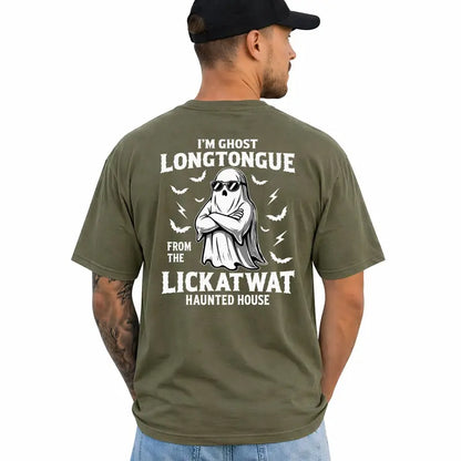 Im Ghost Longtongue From The Lickatwat Funny Humor T Shirt