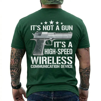 Funny Tactical High Speed Wireless Communication Graphic T Shirt