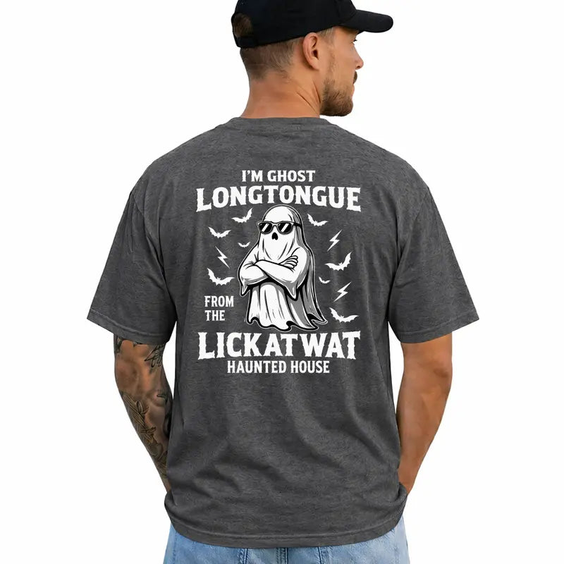 Im Ghost Longtongue From The Lickatwat Funny Humor T Shirt