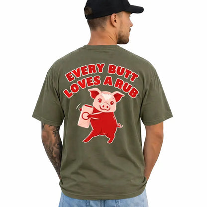 Funny Bbq Pig Pun Graphic T Shirt Grill Master Gift For Him