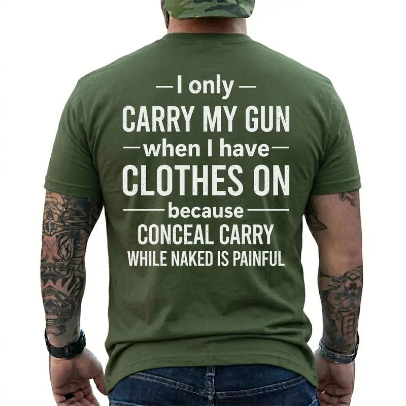 Funny Second Amendment Gun Owner Humor Graphic T Shirt