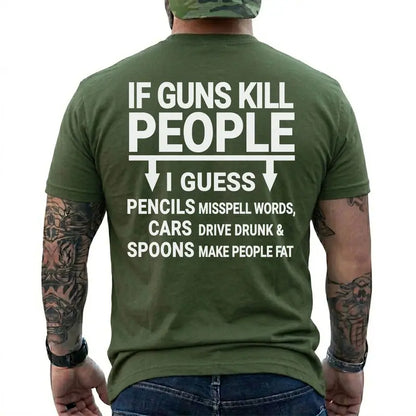 Pro Gun Rights Funny Patriotic Graphic T Shirt