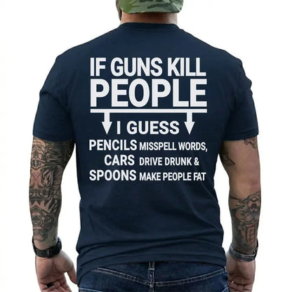 Pro Gun Rights Funny Patriotic Graphic T Shirt