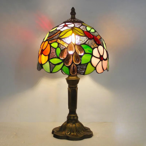Nordic Stained Glass Table Lamp