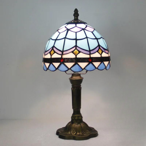 Alternative view of Nordic Stained Glass Table Lamp