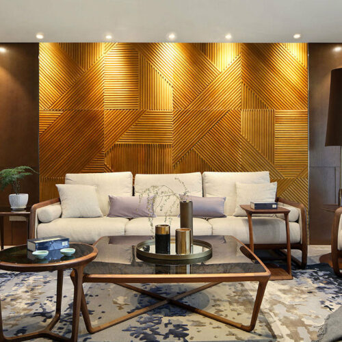 Alternative view of Monaco Wood Wall Panel