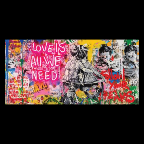 Alternative view of We Need Love Painting