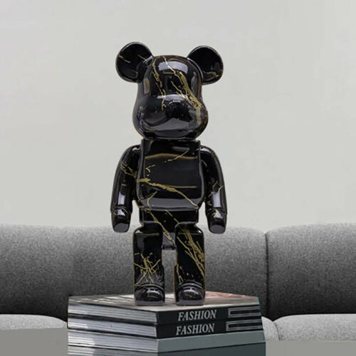 Alternative view of Graffiti Bear Sculpture